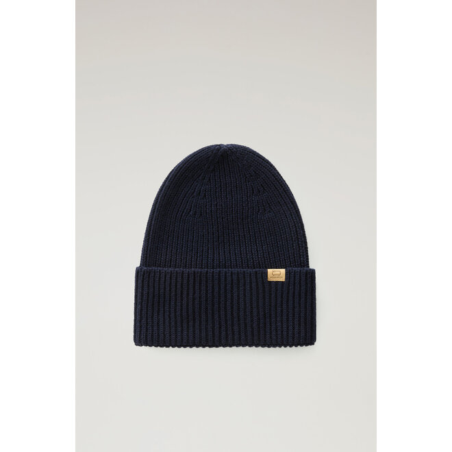 Woolrich Merino Wool Ribbed Beanie