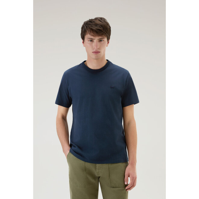 Woolrich Heren Sheep Tee Melton Blue