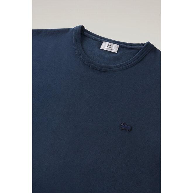 Woolrich Heren Sheep Tee Melton Blue