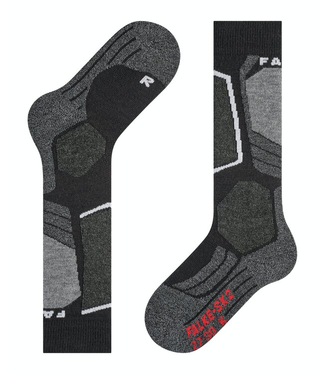 Falke FALKE SK2 Intermediate Kids Black Mix