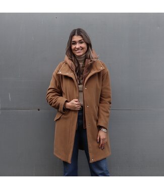 Woolrich Woolrich Dames Kuna 2IN1 Parka Dark Camel