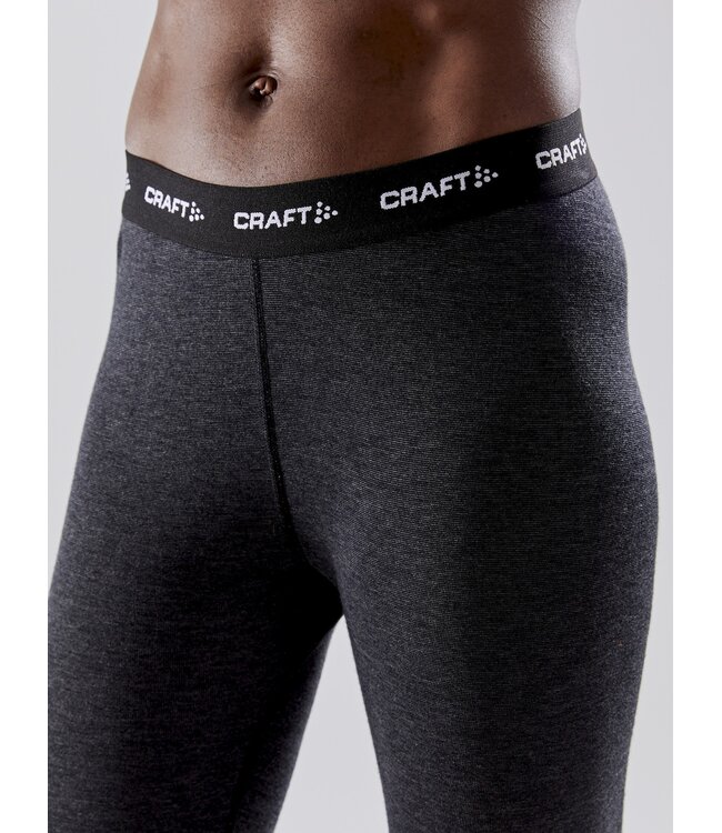 Craft CRAFT Core Wool Merino Pant Dames Black Melange