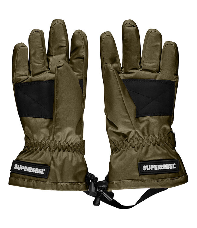 Superrebel Kidsgear Super Rebel Nutz Ski Glove Army Green