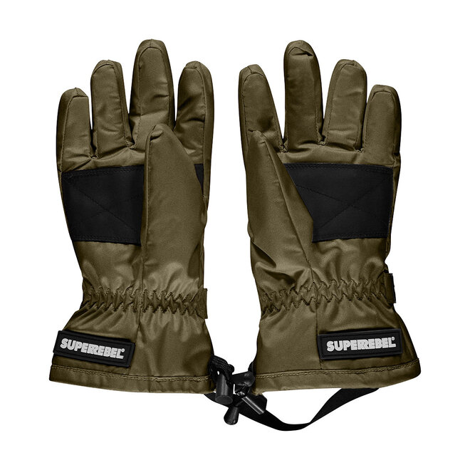 Super Rebel Nutz Ski Glove Army Green