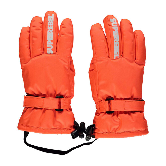 Super Rebel Nutz Ski Glove Neon Orange