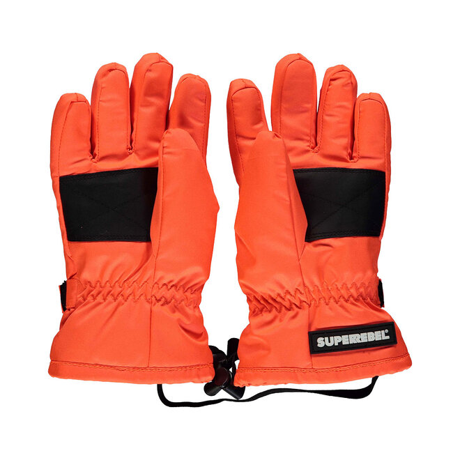 Super Rebel Nutz Ski Glove Neon Orange