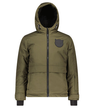 Superrebel Kidsgear Super Rebel Boys Space Ski Jacket Army Green