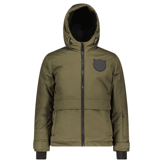 Super Rebel Boys Space Ski Jacket Army Green