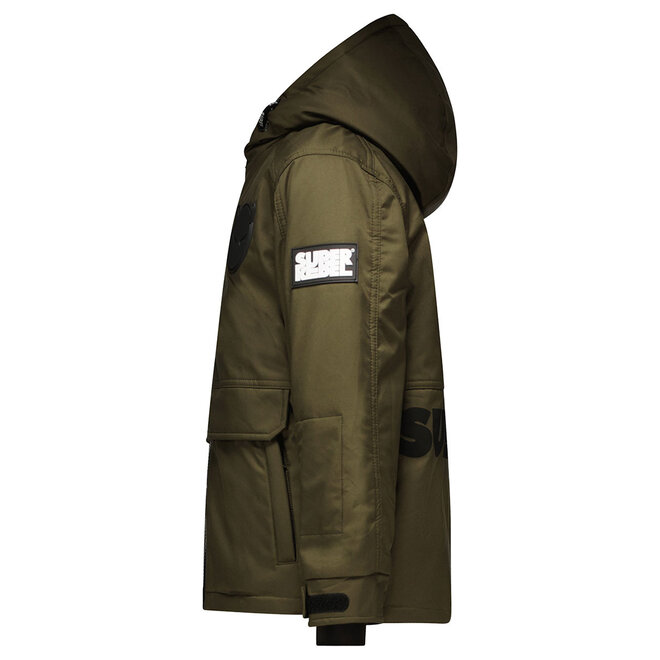 Super Rebel Boys Space Ski Jacket Army Green