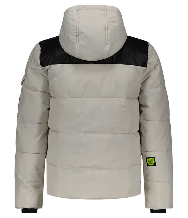 Superrebel Kidsgear Super Rbeel Boys Hunter Oil Cire Jacket Smokey Grey