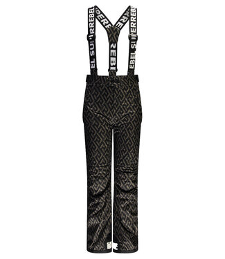 Superrebel Kidsgear Super Rebel Speed Ski Pants Twill UNI Taped AO Text Black