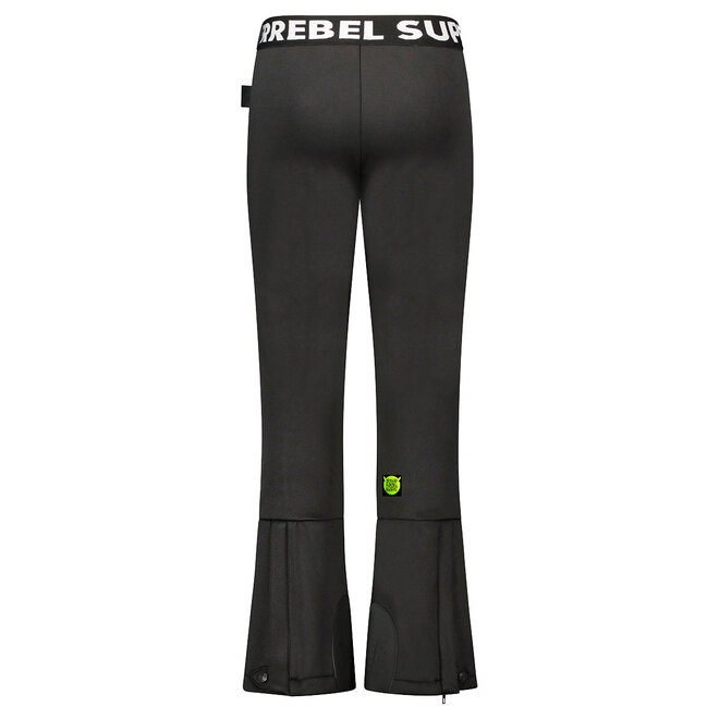 Super Rebel Girls Peak Ski Trousers Softshell 4way Stretch Black