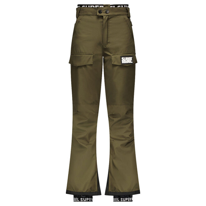 Super Rebel Boys Skills Ski Pant Army Green