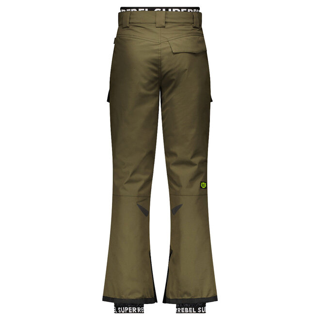 Super Rebel Boys Skills Ski Pant Army Green