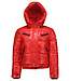 Superrebel Kidsgear Super Rebel Spicy Girls Short Down Metalic Jacket Red