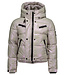 Superrebel Kidsgear Super Rebel Spicy Girls Short Down Metalic Jacket Pearl