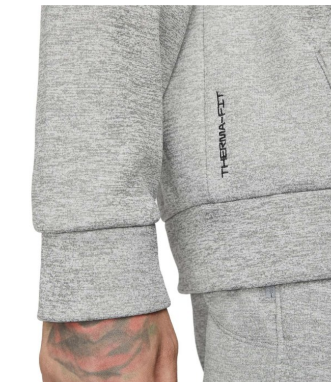 Nike Nike Men Therma Fit Fullzip Hoodie DK Grey