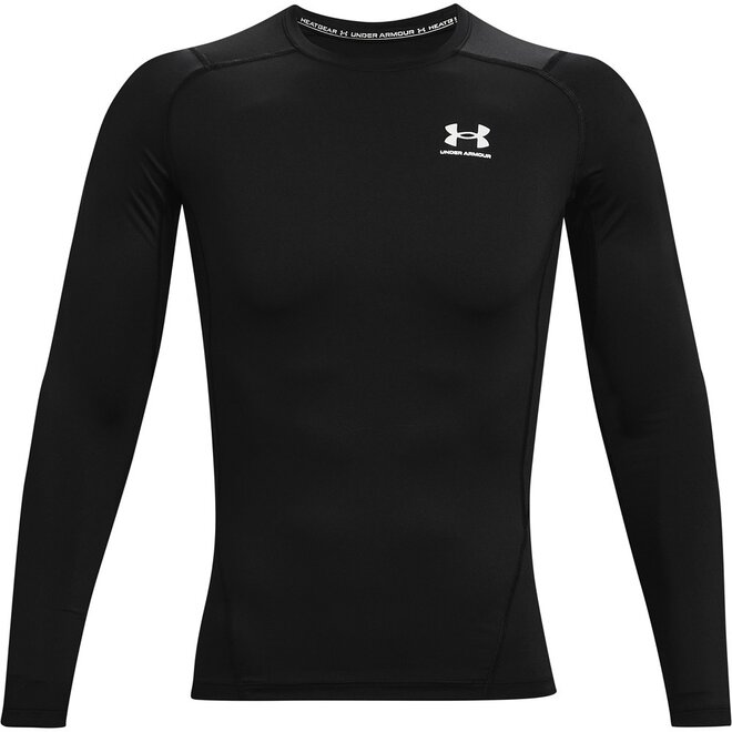 Under Armour HG Comp LS Black/White