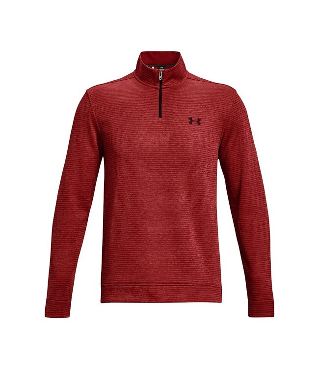 Under Armour Golf Under Armour Heren SweaterFleece QZ Red/Black