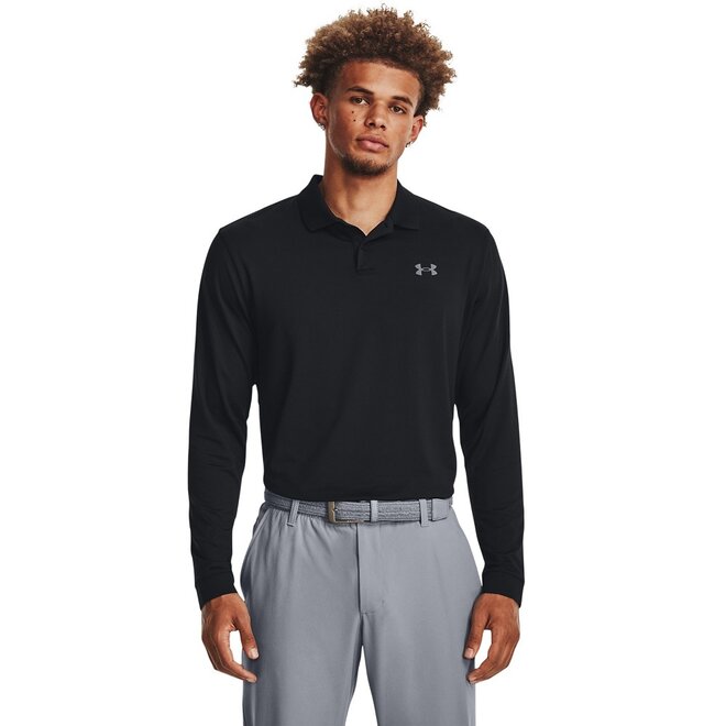 Under Armour Heren Performance 3.0 LS Polo Black