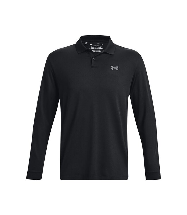 Under Armour Golf Under Armour Heren Performance 3.0 LS Polo Black