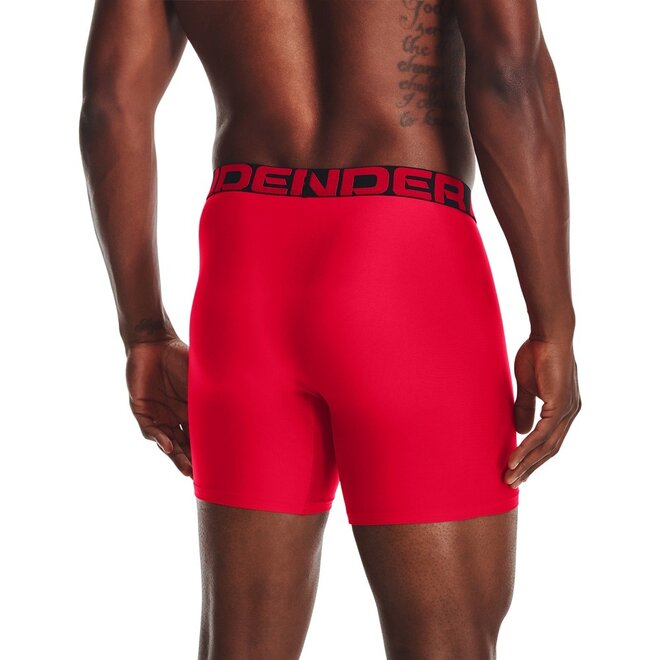 Under Armour Heren Boxer Tech 2 Pack Red/Black