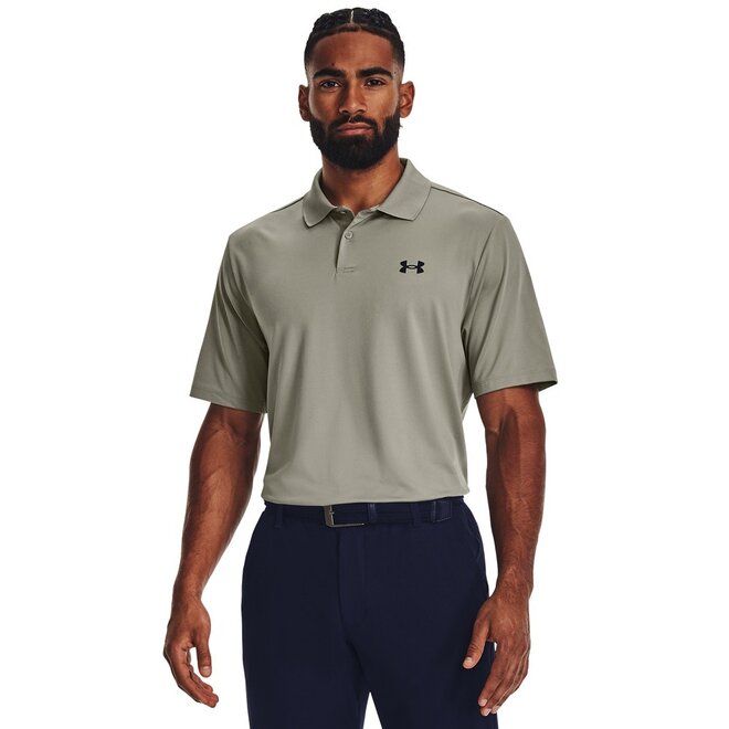 Under Armour Heren Performance 3.0 Polo Green/Navy