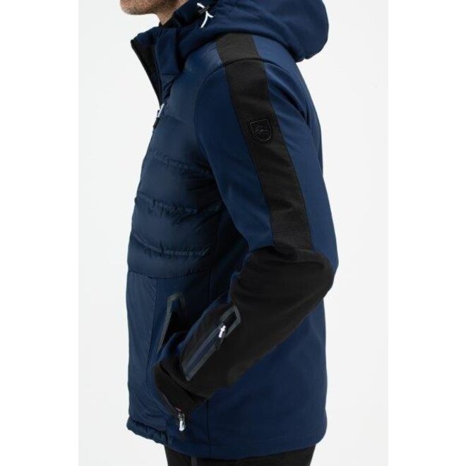 Falcon Heren Kane Ski Jacket Deep Navy Blue