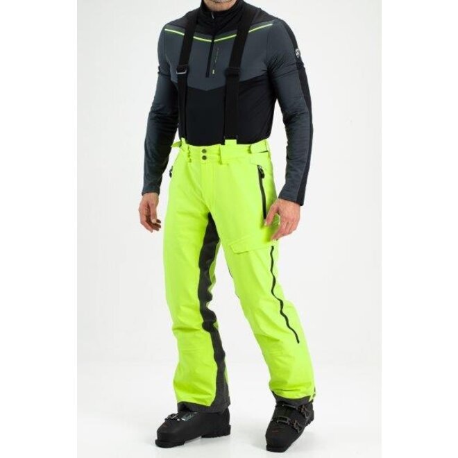 Falcon Heren Julio Ski Pants Faded Fluo Lemon