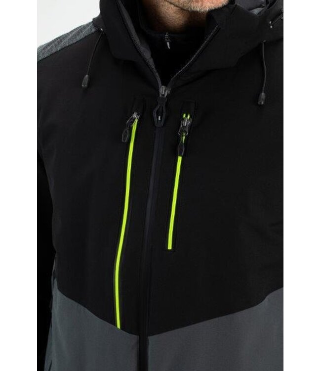 Falcon Falcon Heren Gabriel Ski Jacket Black
