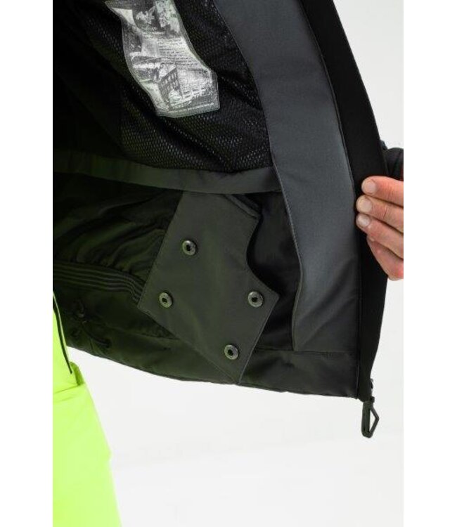 Falcon Falcon Heren Gabriel Ski Jacket Black