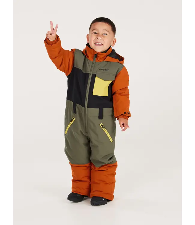 Protest Jongens Roulin TD Snowsuit Umberorange