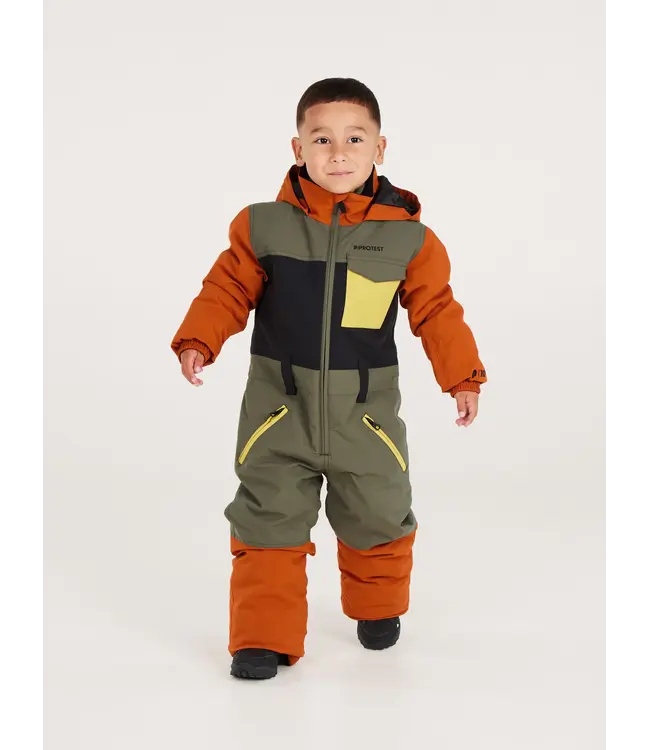 Protest Jongens Roulin TD Snowsuit Umberorange