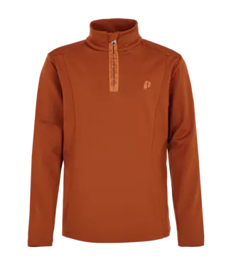 Protest Jongens Willowy JR 1/4 Zip Pully Umber Orange