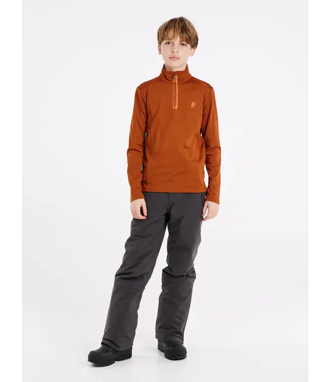 Protest Jongens Willowy JR 1/4 Zip Pully Umber Orange