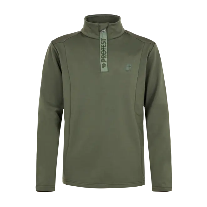 Protest Jongens Willowy JR 1/4 Zip Pully Thyme