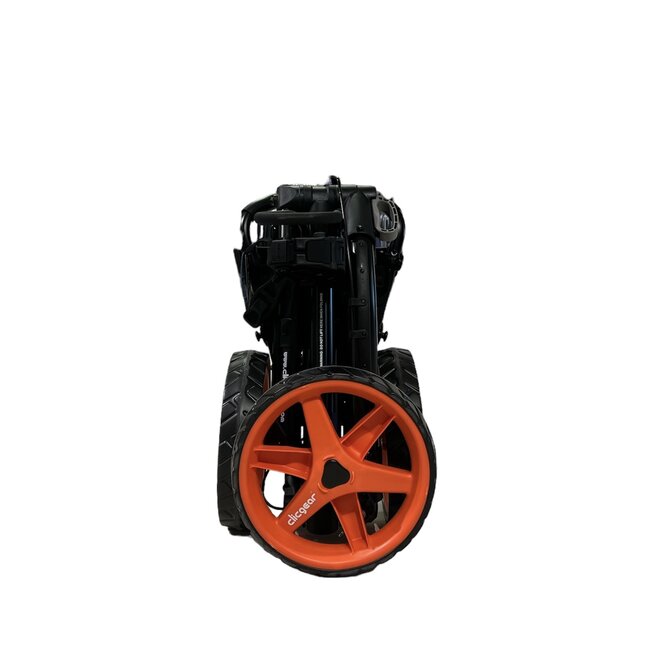 Clicgear 4.0 Golftrolley Black Orange Wheel