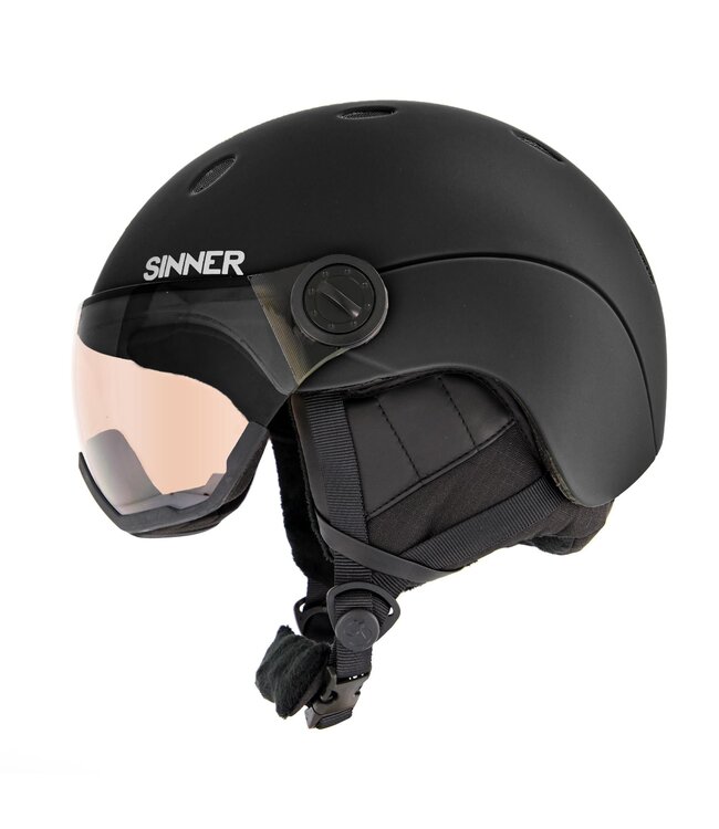 Sinner Sinner Titan visor matt black Trans+