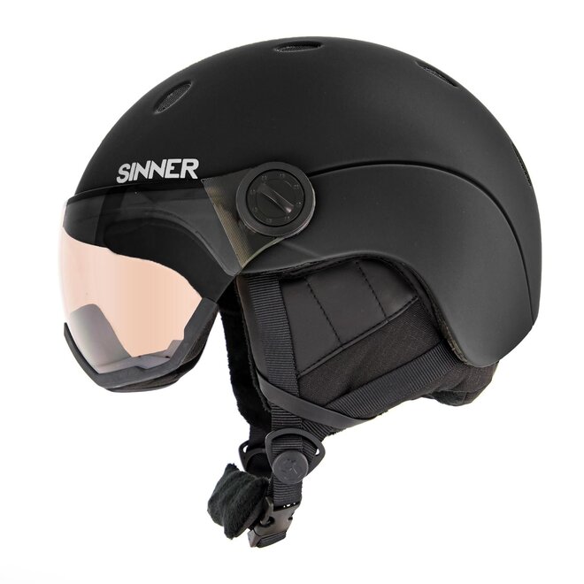 Sinner Titan visor matt black Trans+