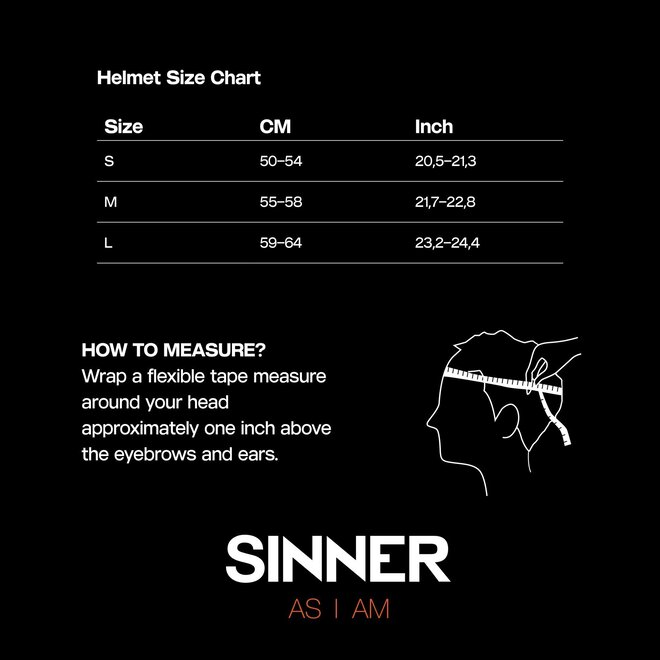 Sinner Titan visor matt black Trans+