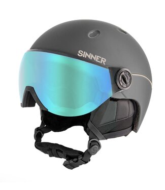 Sinner Sinner Ski Helm Titan Visor Matte Dark Grey