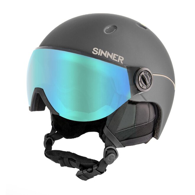 Sinner Ski Helm Titan Visor Matte Dark Grey