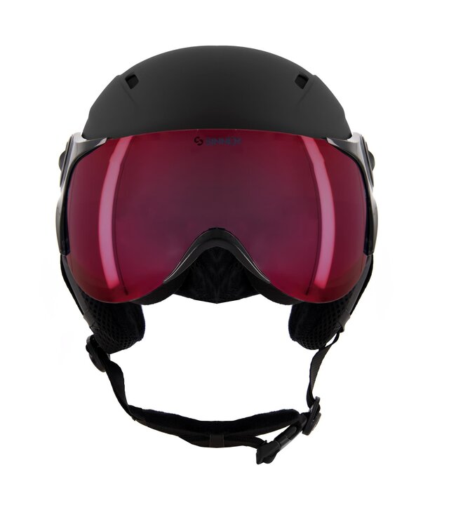 Sinner Sinner Ski Helm Typhoon Visor Matte Black