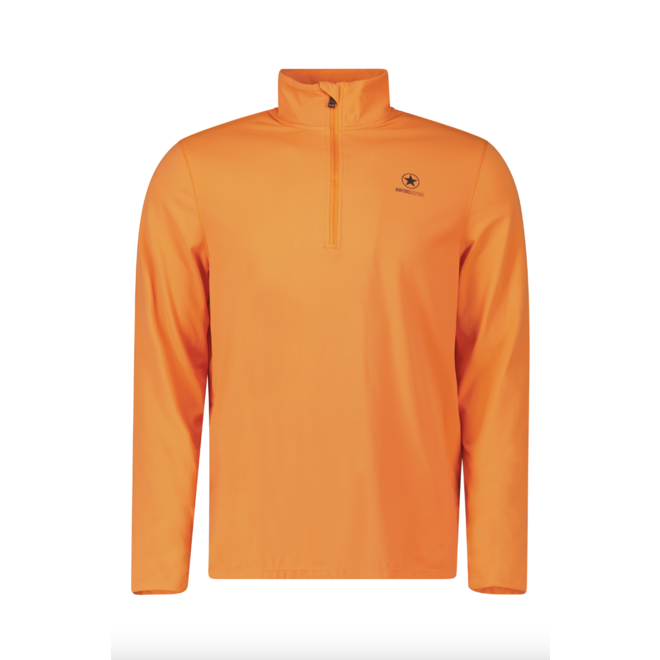 Airforce Sport Heren Basic Zip Pully Vibrant Orange/Black