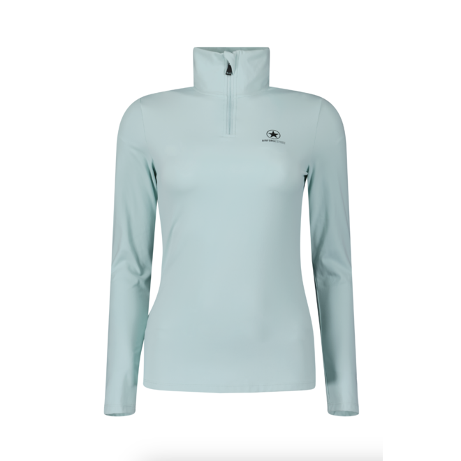 Airforce Sport Dames Basic Zip Pully Pastel Blue/Black