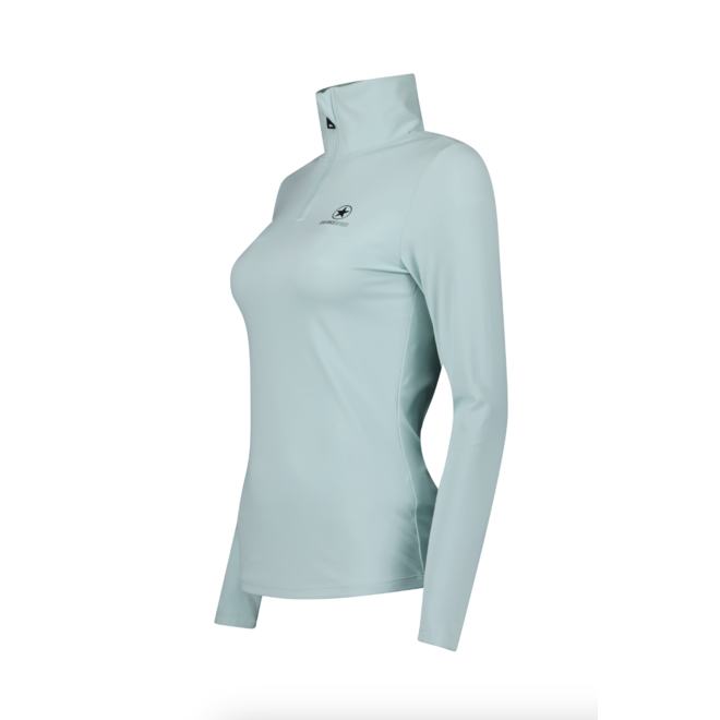 Airforce Sport Dames Basic Zip Pully Pastel Blue/Black