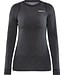 Craft CRAFT Core Wool Merino LS Tee Dames Black Melange