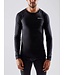 Craft CRAFT Core Wool Merino LS Tee Heren Black Melange