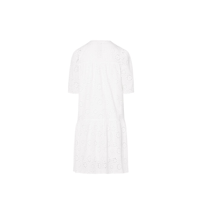 Beaumont Beth Broderie Dress White