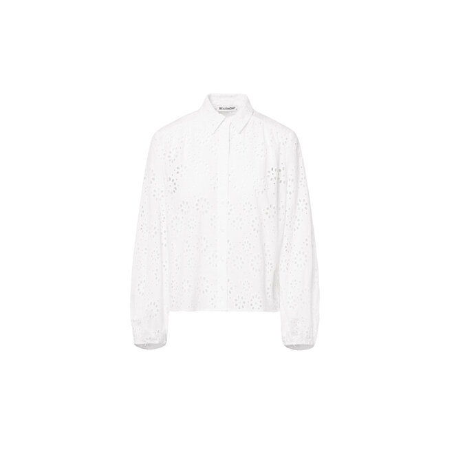 Beaumont Alaska Broderie Blouse White